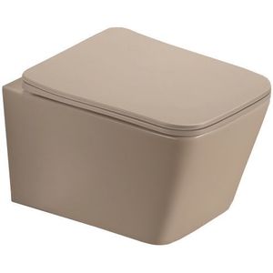 MEXEN - Teo Závesná WC misa vrátane sedátka s slow-slim, duroplast, cappuccino mat 30854064 vyobraziť