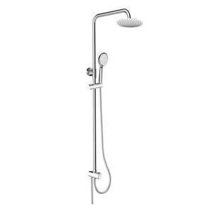 MEREO MEREO - Sprchový set s tyčou, hadicou, ručnou a tanier. guľatou sprchou, slim, nerez CB95001SS1 vyobraziť