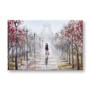 Maľovaný obraz na stenu PARÍŽ 90x60 cm (maľované obrazy) vyobraziť