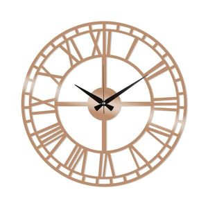 Dekoratívne nástenné hodiny Pulos 48 cm medené vyobraziť