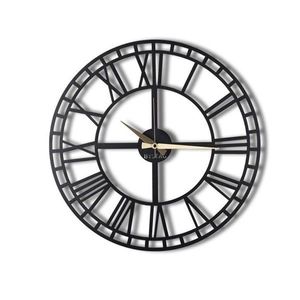Dekoratívne nástenné hodiny Reedo 50 cm čierne vyobraziť