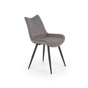 Designová stolička Minna sivá vyobraziť