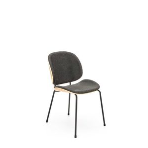 Dizajnová stolička K467 prírodný dub/sivá vyobraziť