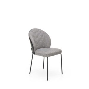 Jedálenská stolička K471 sivá/čierna vyobraziť