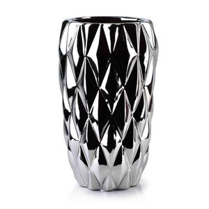 Keramická váza BASILE 24, 5 cm strieborná vyobraziť