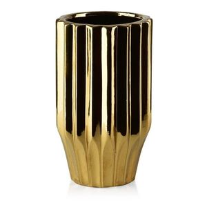 Keramická váza YVONNE 24, 5 cm zlatá vyobraziť