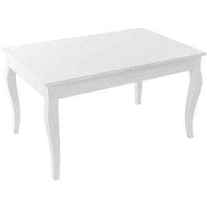 Konferenčný stôl 90x50 cm - biely vyobraziť