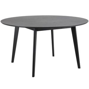 Okrúhly jedálenský stôl 140 cm Roxby čierny vyobraziť