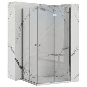 Sprchová kabína Rea Fold N2 transparentná vyobraziť