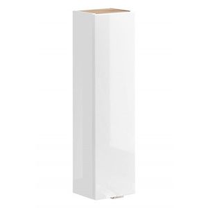Závesná kúpeľňová skrinka Capri 830 1D biely lesk/dub kraft zlatý vyobraziť
