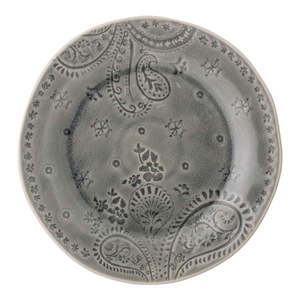 Sivý tanier z kameniny Bloomingville Rani, ø 26, 5 cm vyobraziť