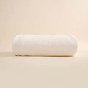 Biela bavlnená prikrývka na dvojlôžko 160x220 cm Hasir - Mijolnir vyobraziť
