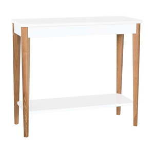 Biely konzolový stolík Ragaba Ashme, šírka 85 cm vyobraziť