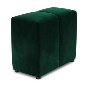 Zelená zamatová opierka k modulárnej pohovke Rome Velvet - Cosmopolitan Design vyobraziť