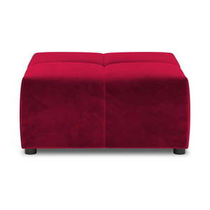 Červený zamatový modul pohovky Rome Velvet - Cosmopolitan Design vyobraziť