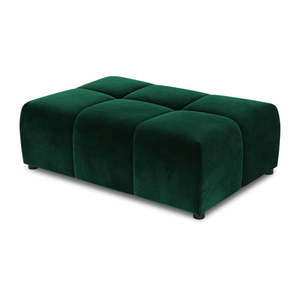 Zelený zamatový modul pohovky Rome Velvet - Cosmopolitan Design vyobraziť