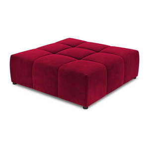 Červený zamatový modul pohovky Rome Velvet - Cosmopolitan Design vyobraziť