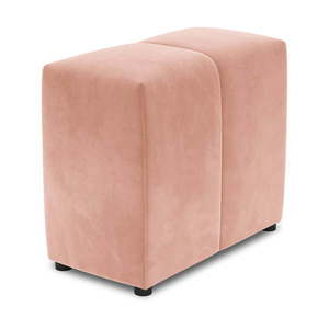 Ružová zamatová opierka k modulárnej pohovke Rome Velvet - Cosmopolitan Design vyobraziť