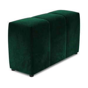 Zelená zamatová opierka k modulárnej pohovke Rome Velvet - Cosmopolitan Design vyobraziť