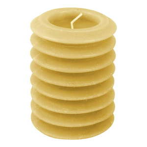 Žltá sviečka PT LIVING Layered, výška 10 cm vyobraziť