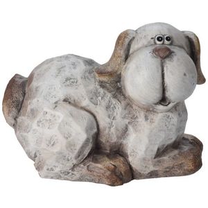Dekoračná soška (2 druhy) Pes, šedá keramika% vyobraziť