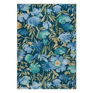 Modrý prateľný koberec 290x200 cm Alyssa - Flair Rugs vyobraziť
