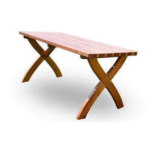 Záhradný jedálenský stôl z borovicového dreva 160x70 cm Strong - Rojaplast vyobraziť