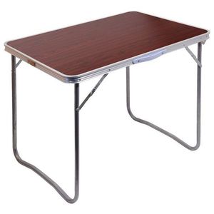 Stôl kempingový skladací BALATON hnedý vyobraziť