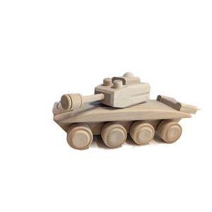 Drevený tank, 22 x 8 x 10 cm vyobraziť