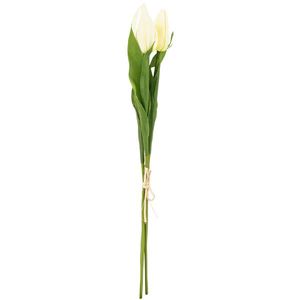 Umelá kytica tulipánov krémová, 50 cm vyobraziť