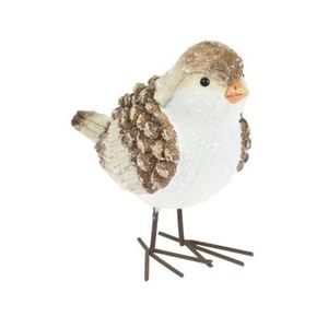 Dekoračný vtáčik Winterly, 14, 5 x 8, 5 x 11 cm vyobraziť