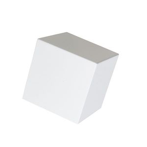 Sada 2 moderných nástenných lámp bielej farby - Cube vyobraziť