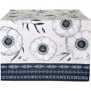 Behúň na stôl z bio bavlny 150x45 cm Holly Flower - IHR vyobraziť