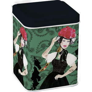 Čierna cínová krabička na čaj Schwarzwaldmadel - IHR vyobraziť
