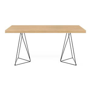 Stôl s čiernymi nohami TemaHome Multi, 160 × 90 cm vyobraziť