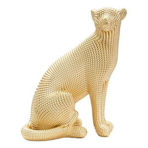 Soška v zlatom dekore Mauro Ferretti Leopard vyobraziť
