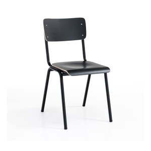 Čierne jedálenské stoličky v súprave 2 ks Old School - Tomasucci vyobraziť