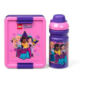 Set fľaše na vodu a boxu na desiatu LEGO® Friends Girls Rock vyobraziť