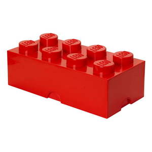 Červený úložný box LEGO® vyobraziť