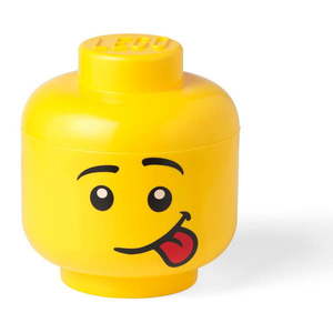 Žltý úložný box v tvare hlavy LEGO® Silly L vyobraziť