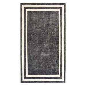 Bielo-sivý prateľný koberec 80x50 cm - Vitaus vyobraziť
