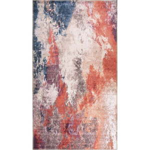Červeno-modrý prateľný koberec 230x160 cm - Vitaus vyobraziť