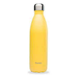 Žltá cestovná nerezová fľaša 750 ml Pop - Qwetch vyobraziť