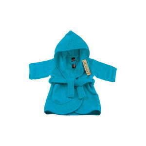 Modrý bavlnený detský župan veľkosť 1-2 roky - Tiseco Home Studio vyobraziť