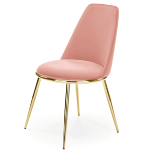 Sconto Jedálenská stolička SCK-460 ružová/zlatá vyobraziť