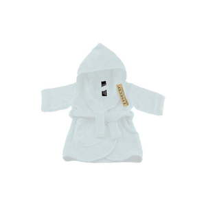 Biely bavlnený detský župan veľkosť 0-12 mesiacov - Tiseco Home Studio vyobraziť