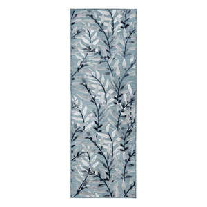Modrý vonkajší koberec behúň 230x80 cm Willow - Flair Rugs vyobraziť
