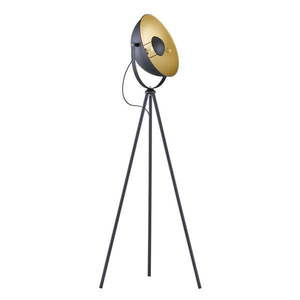 Tmavosivá kovová stojacia lampa Trio Chewy, výška 160 cm vyobraziť