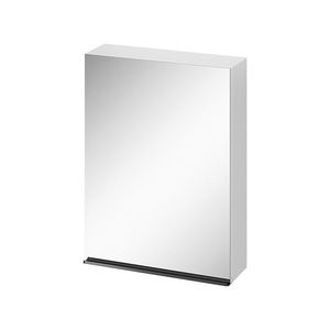 CERSANIT - Zrkadlová skrinka VIRGO 60 biela s čiernymi úchytmi S522-014 vyobraziť