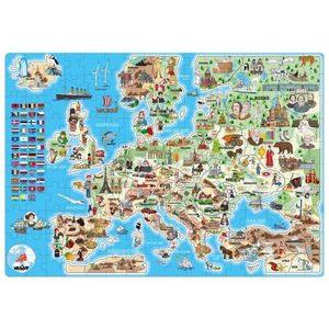 Popular Puzzle Mapa Európy, 160 dielikov vyobraziť